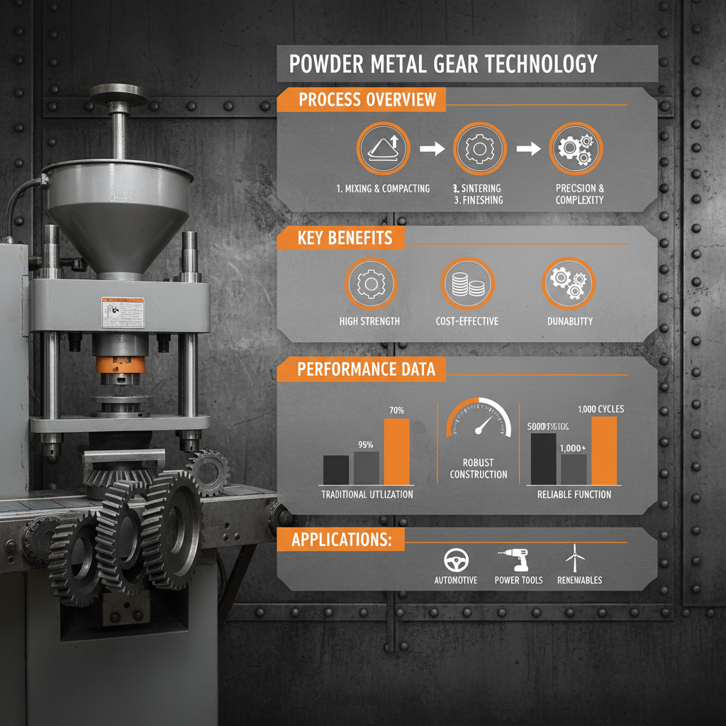 Advancements in Powder Metal Gears for Modern Industrial Applications