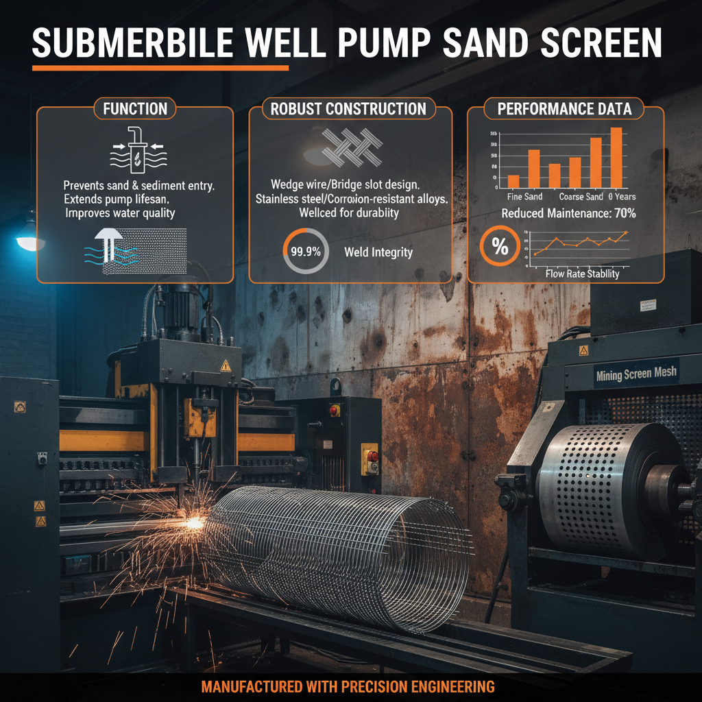 Comprehensive Guide to Submersible Well Pump Sand Screen Technology and Applications