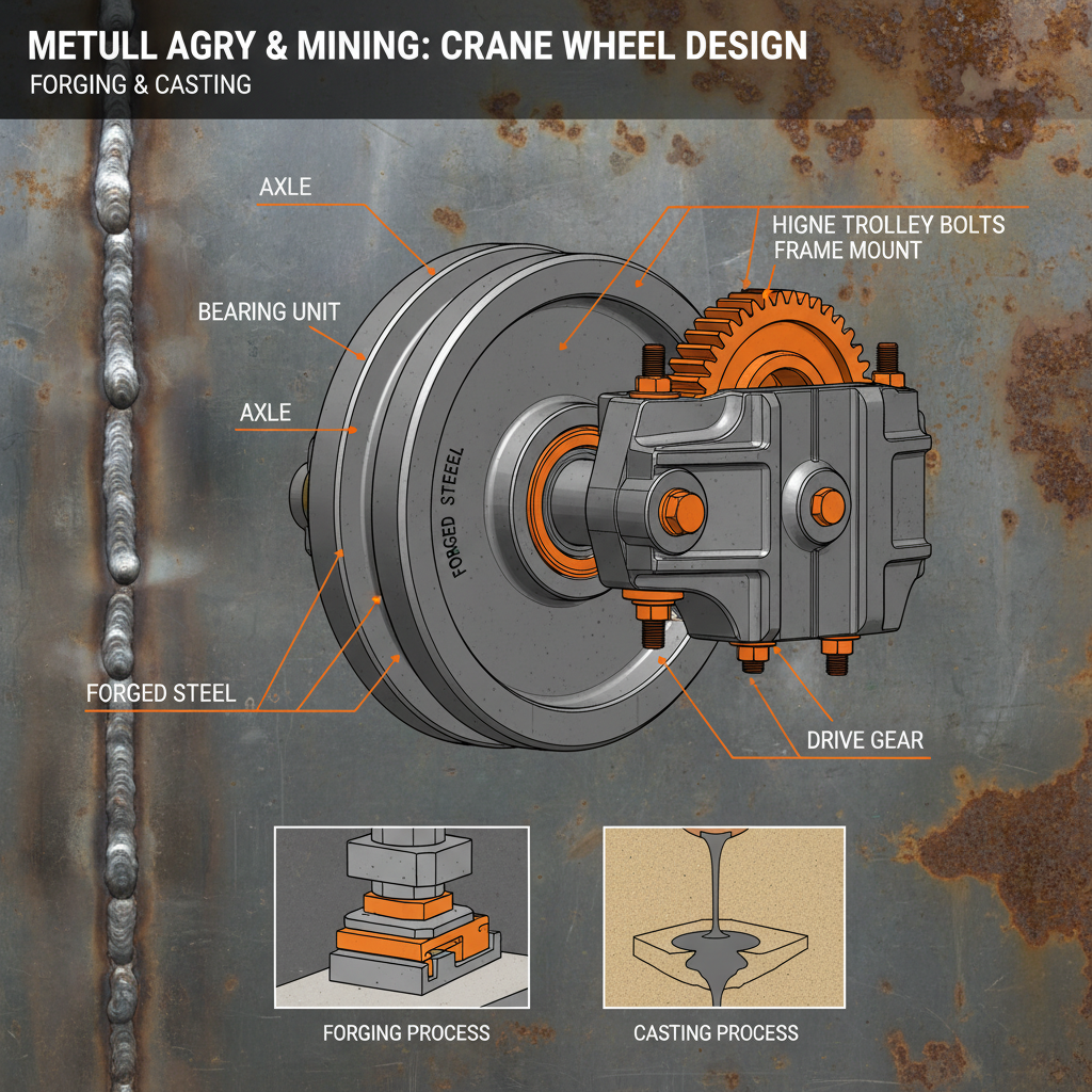 Comprehensive Crane Wheel Design for Enhanced Lifting Operations