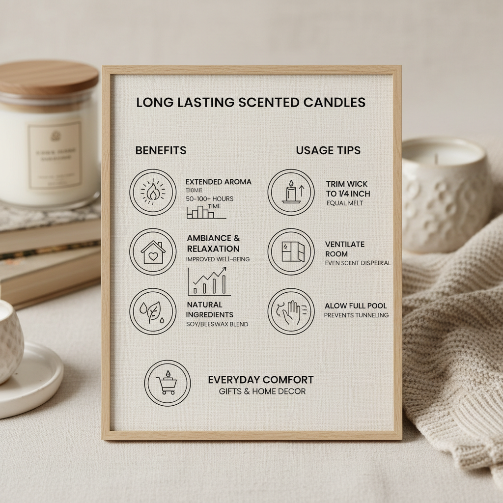 Exploring the World of Long Lasting Scented Candles and Their Growing Market
