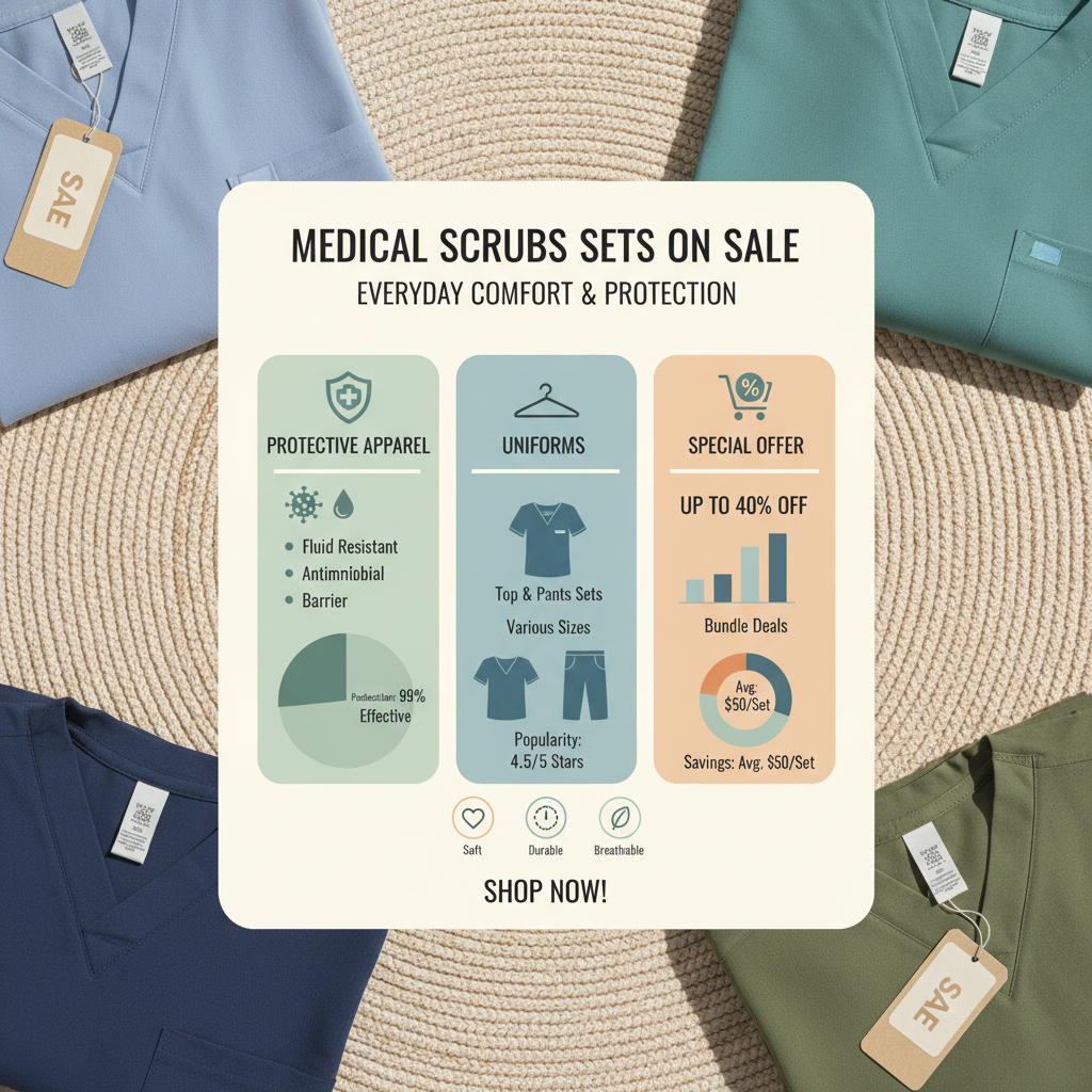 Affordable Medical Scrubs Sets on Sale for Healthcare Professionals
