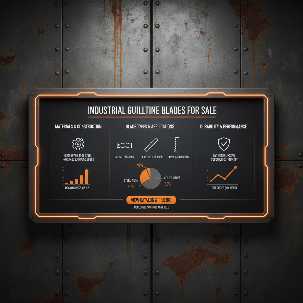 Exploring the Market for guillotine blades for sale and Historical Applications