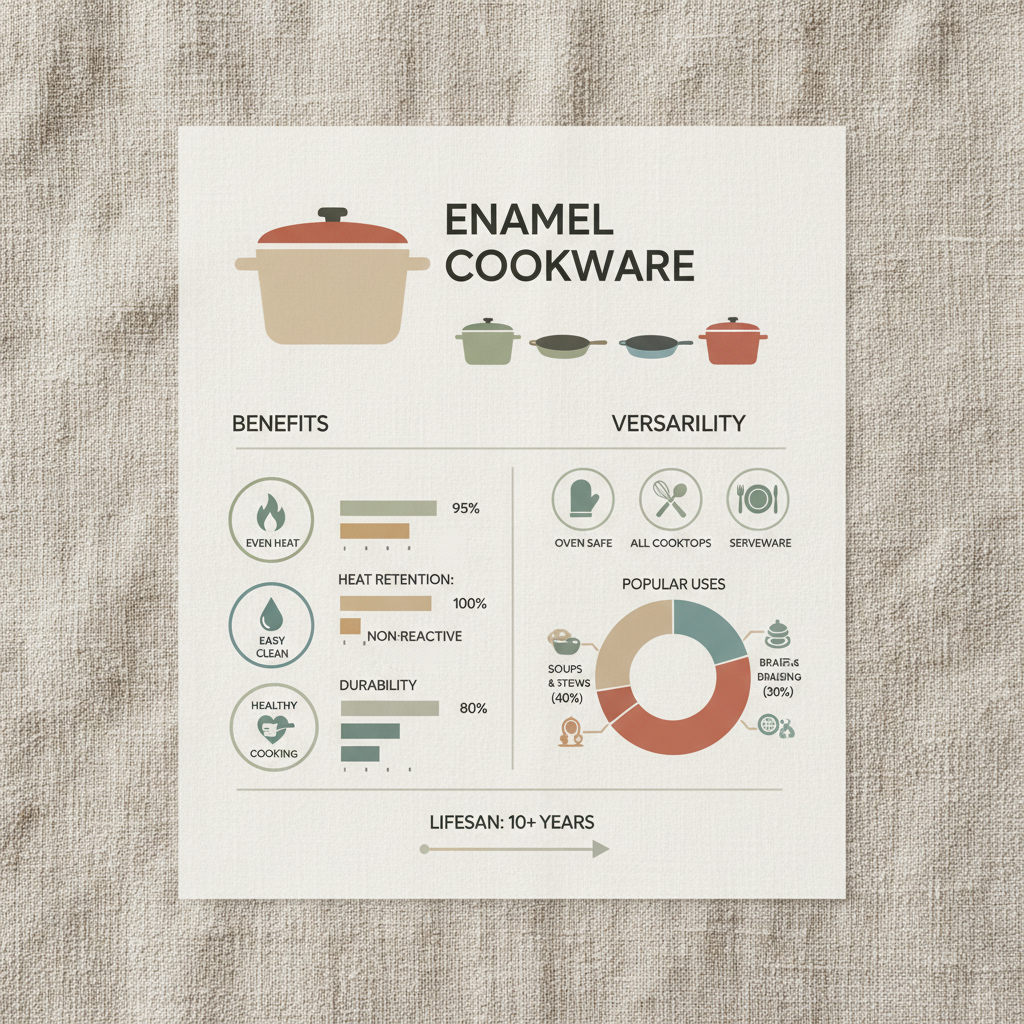 The Timeless Appeal of Durable Enamel Pots and Pans for Modern Kitchens