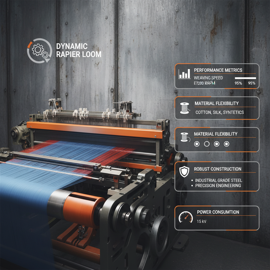 Advancements in Dynamic Rapier Loom Technology for Modern Textile Production
