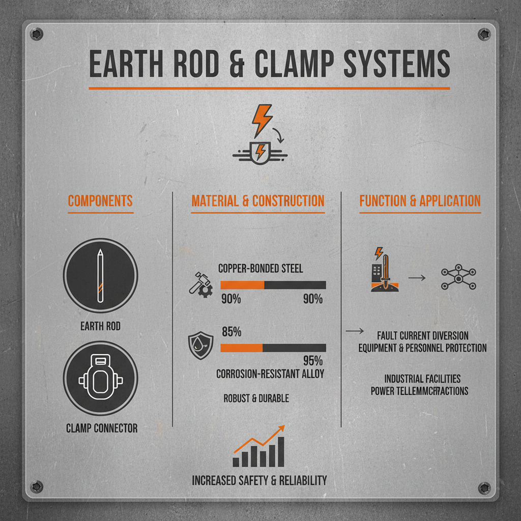 Comprehensive Guide to Earth Rod and Clamp Systems for Electrical Grounding