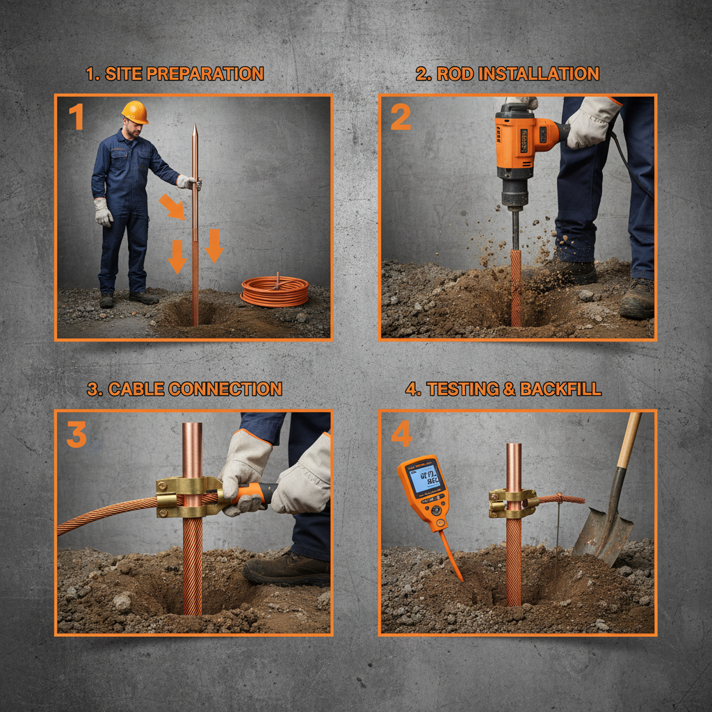 Comprehensive Guide to Choosing a Ground Rod for Lightning Protection Systems