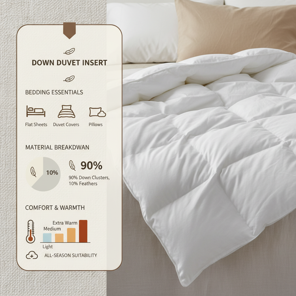 Choosing the Perfect Down Duvet Insert for a Restful and Comfortable Sleep