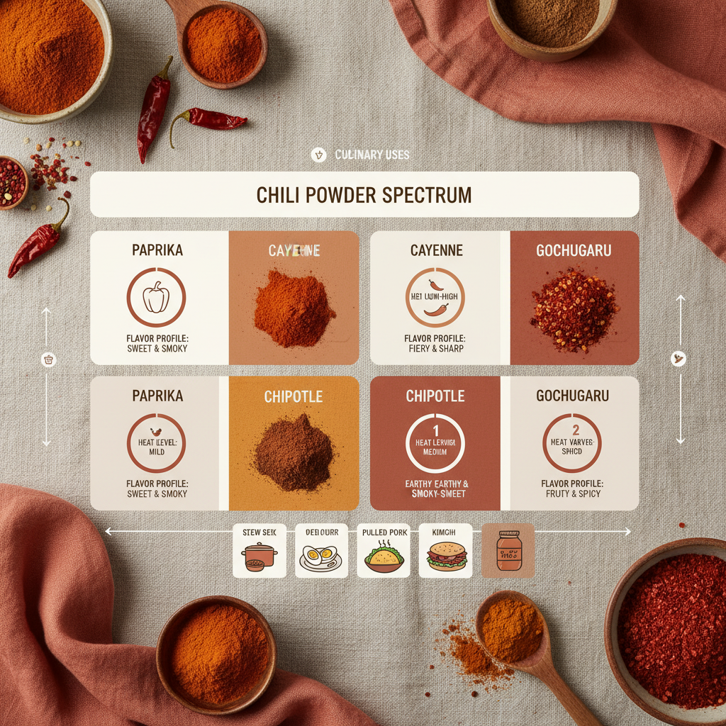 Exploring The Diverse World Of Different Chili Powders And Their Uses