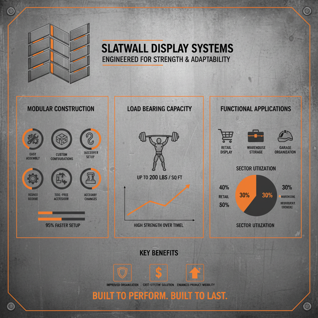 Maximize Retail Space with Versatile Slatwall Display Fixtures