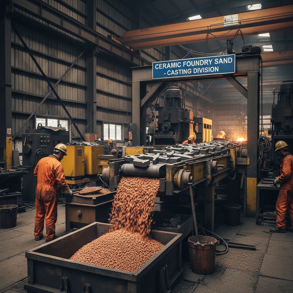 Understanding the Properties and Applications of Ceramic Foundry Sand for Metal Casting
