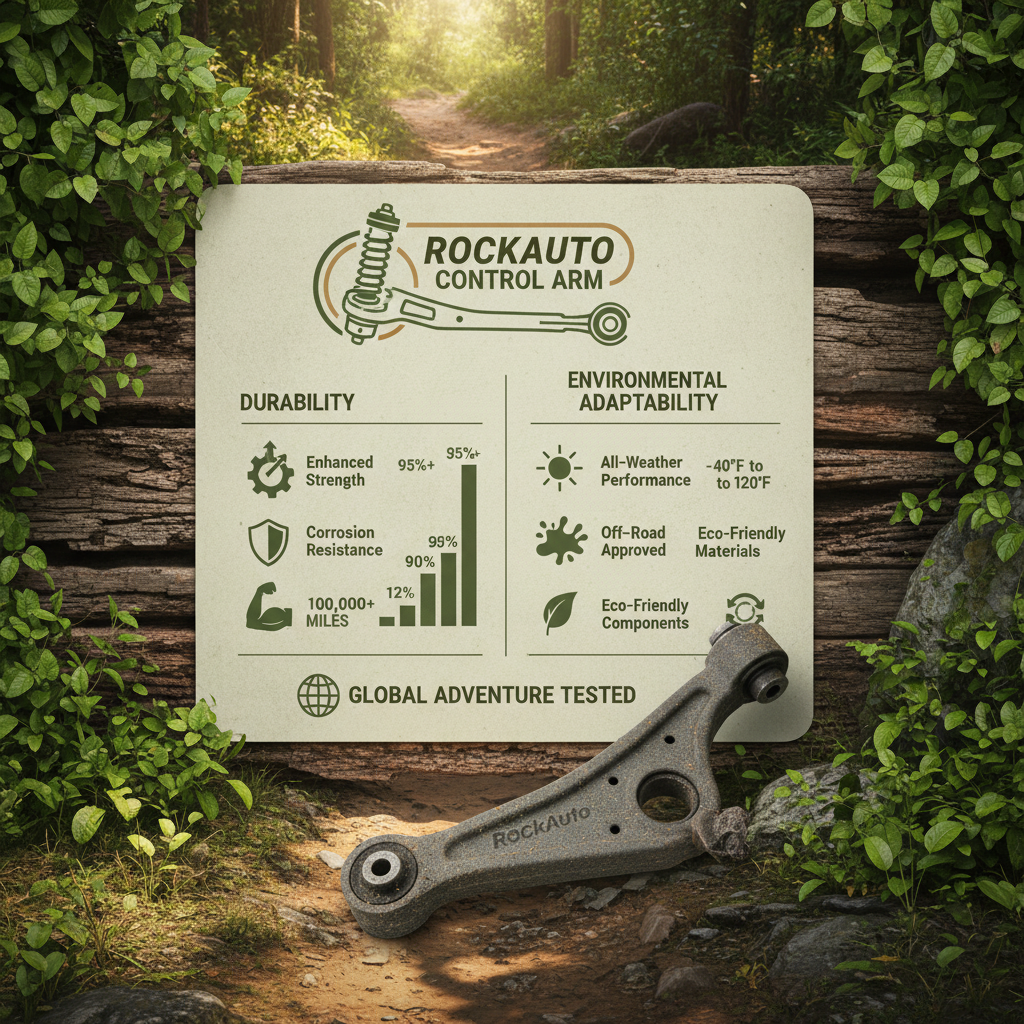 RockAuto Control Arm Solutions for Vehicle Stability and Ride Quality