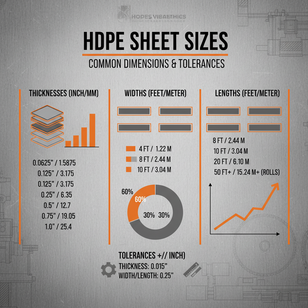 Comprehensive Guide to HDPE Sheet Sizes and Selection for Various Applications