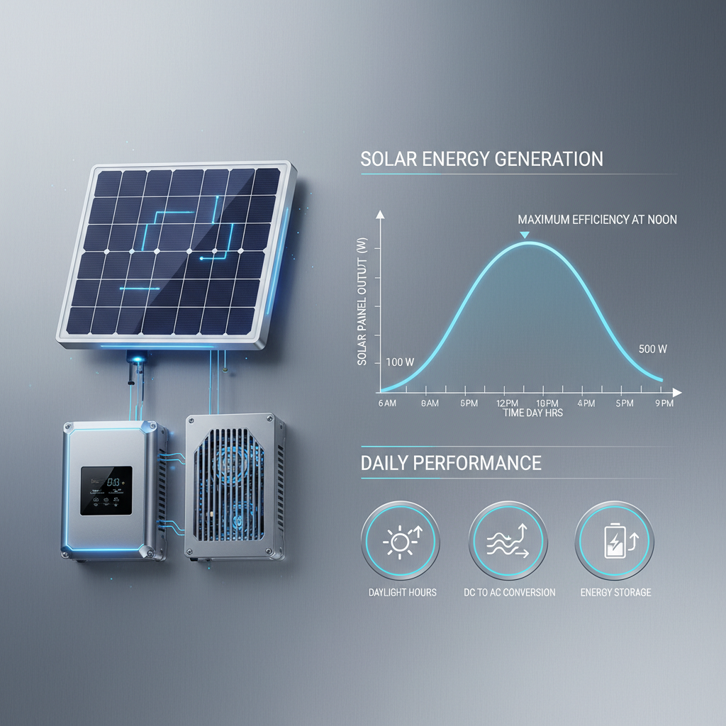 Optimizing Solar Panel Output Over Time for Maximum Energy Returns