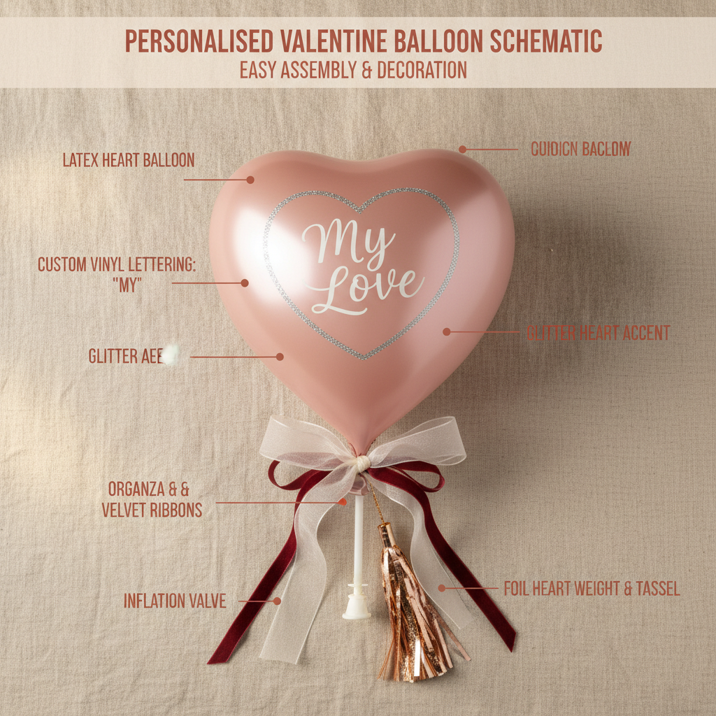 Express Your Love with a Personalised Valentine Balloon This Year