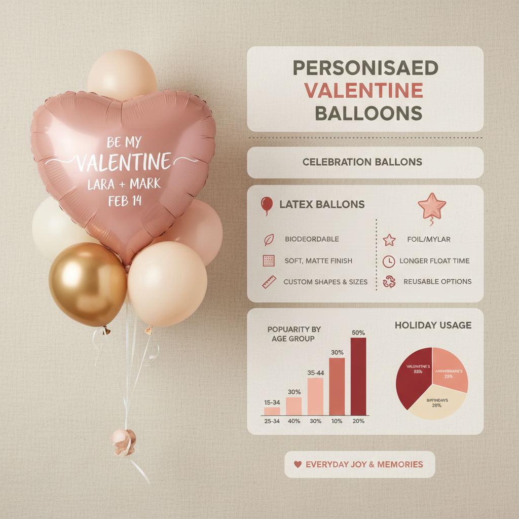 Express Your Love with a Personalised Valentine Balloon This Year