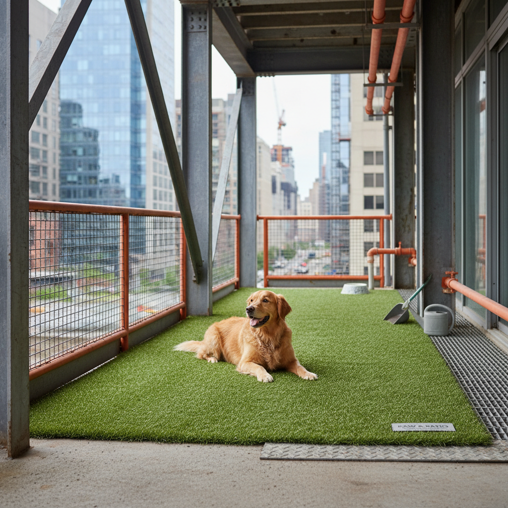 Create a Comfortable Space with the Best Dog Turf for Balcony Use