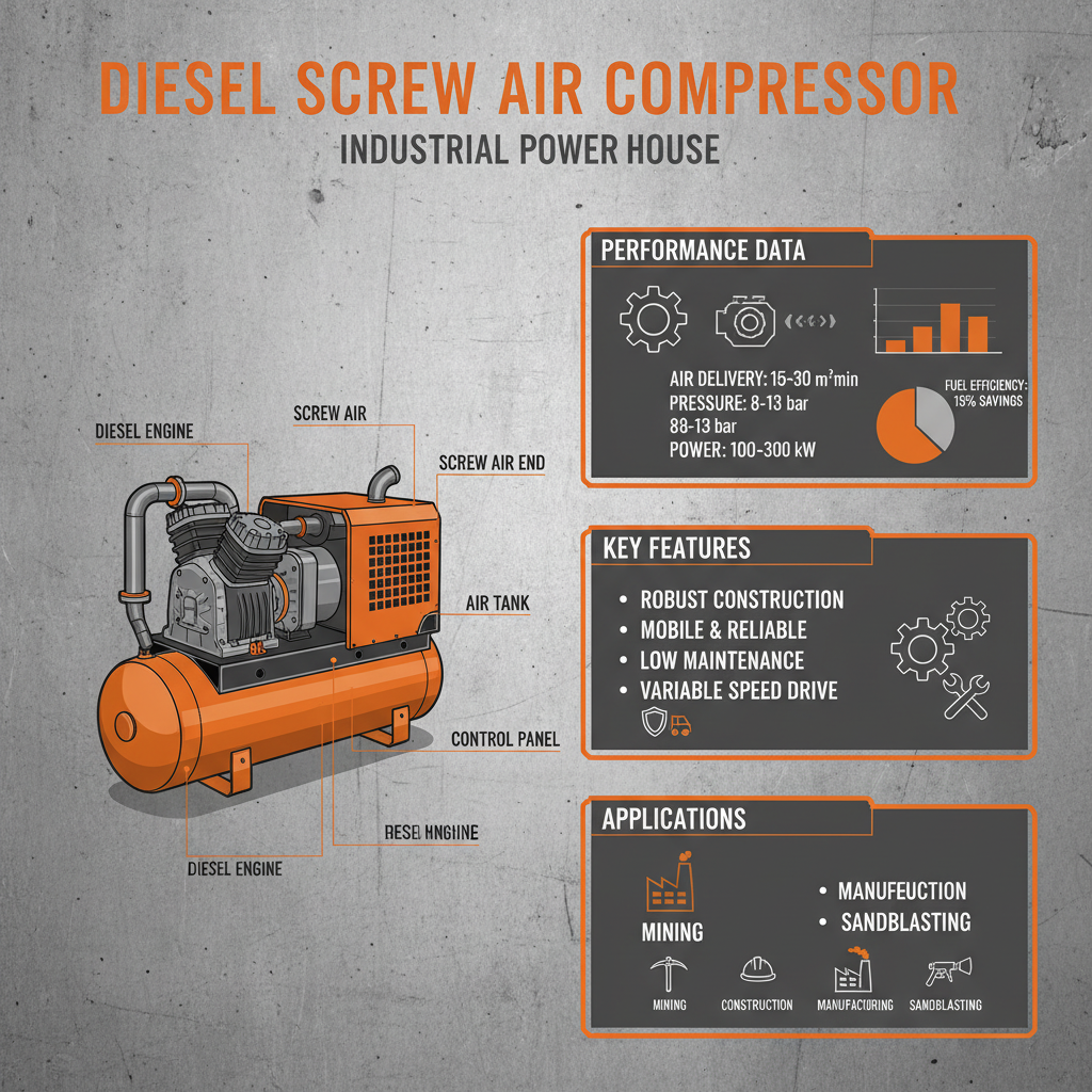 Choosing the Right Diesel Screw Air Compressor for Industrial Applications