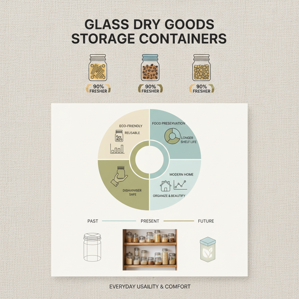 Maximize Freshness with Premium Glass Dry Goods Storage Containers