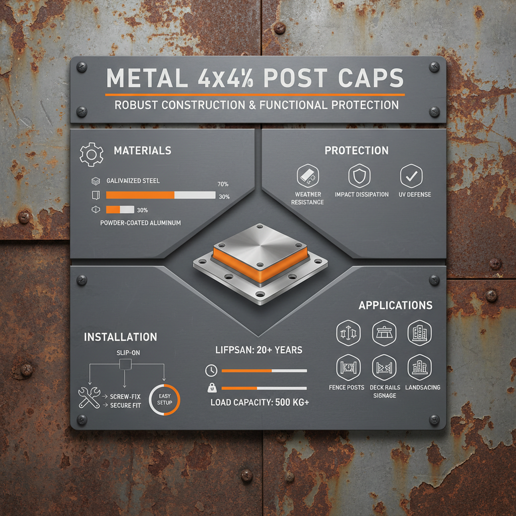 Protect Your Posts with Durable 4x4 Post Caps Metal Solutions
