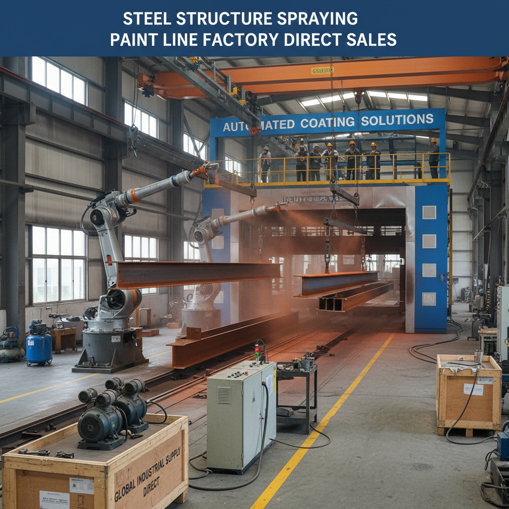 Factory Direct Sales of High Quality Steel Structure Spraying Paint Line