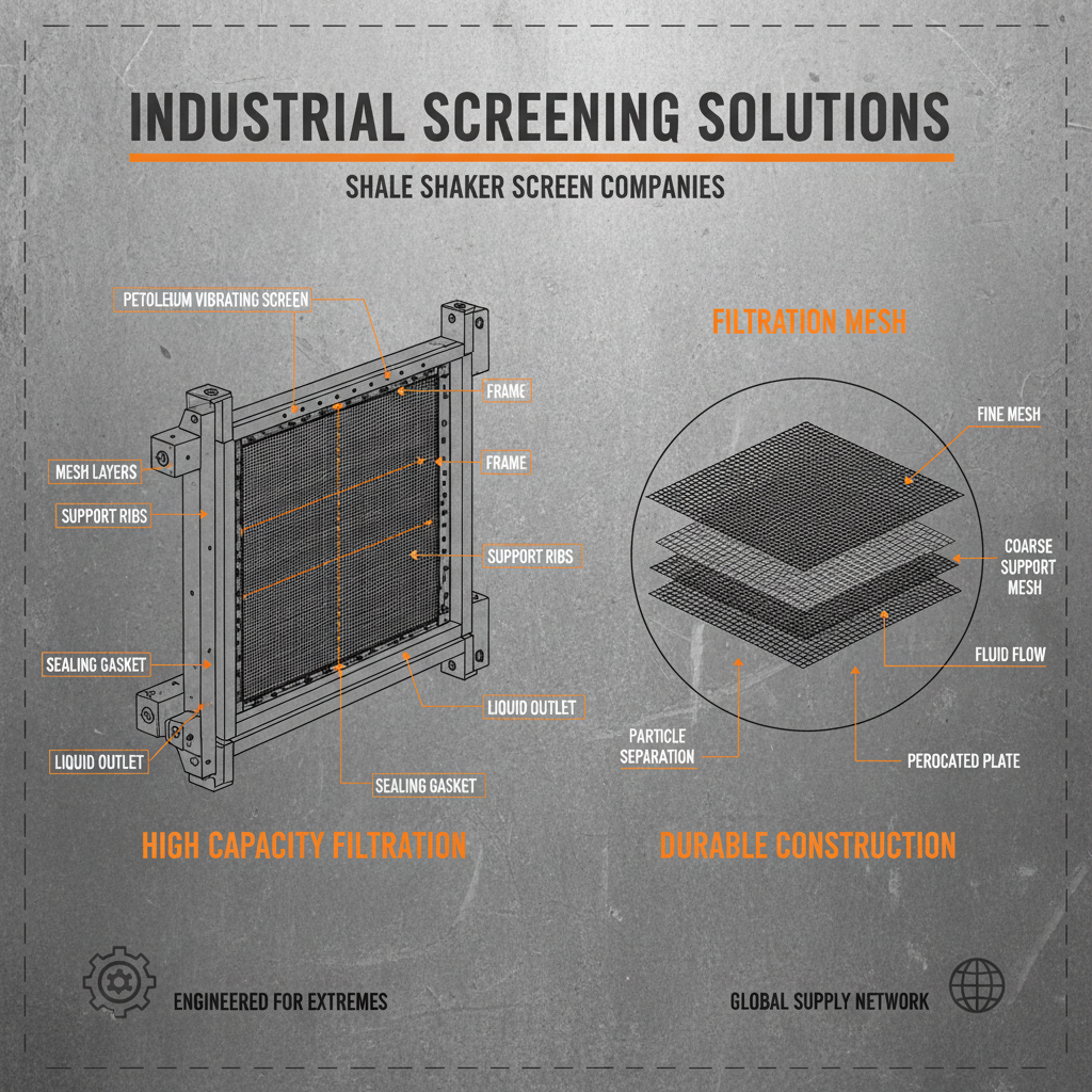 Comprehensive Guide to Selecting Leading Shale Shaker Screen Companies