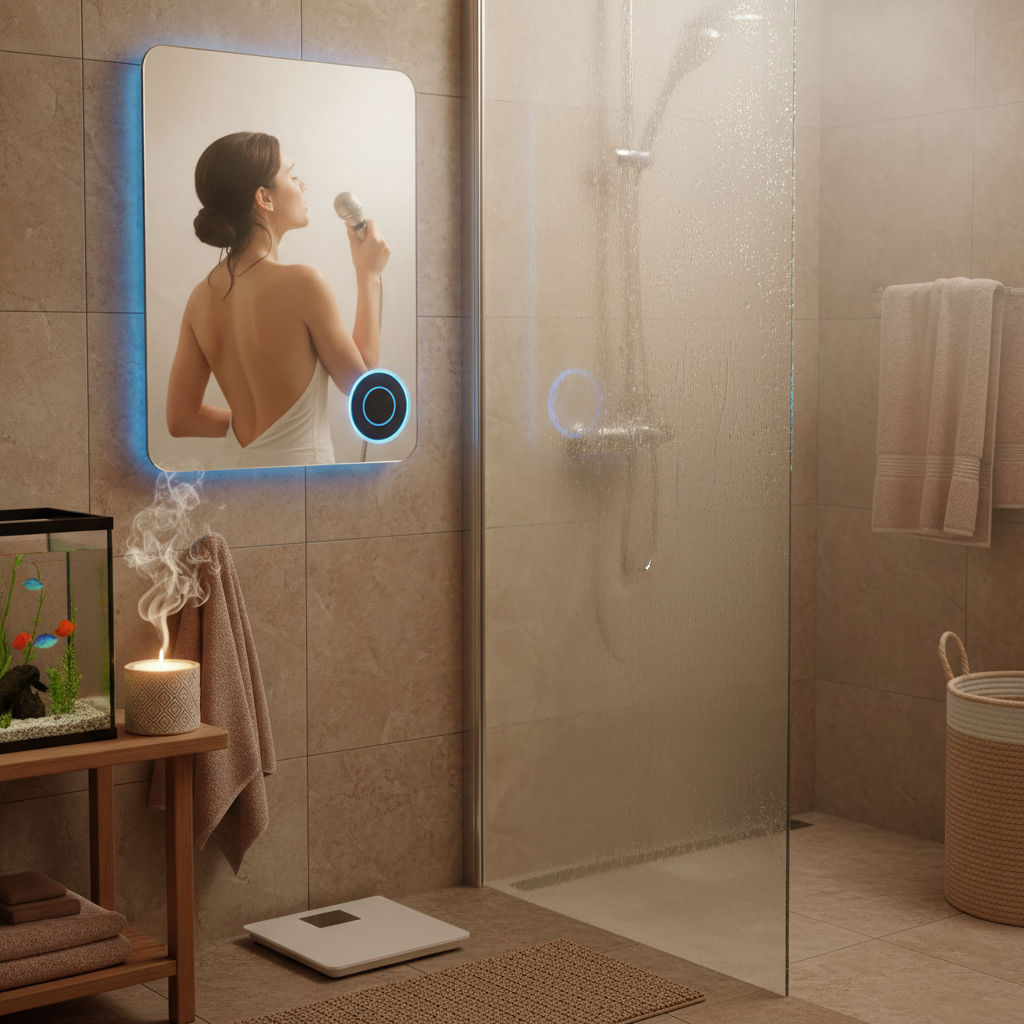 Enhance Your Routine with a Fog Free Shower Mirror with Bluetooth Technology