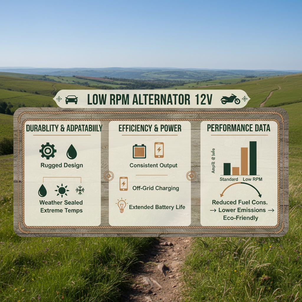 Comprehensive Guide to Low RPM Alternator 12V Systems and Applications