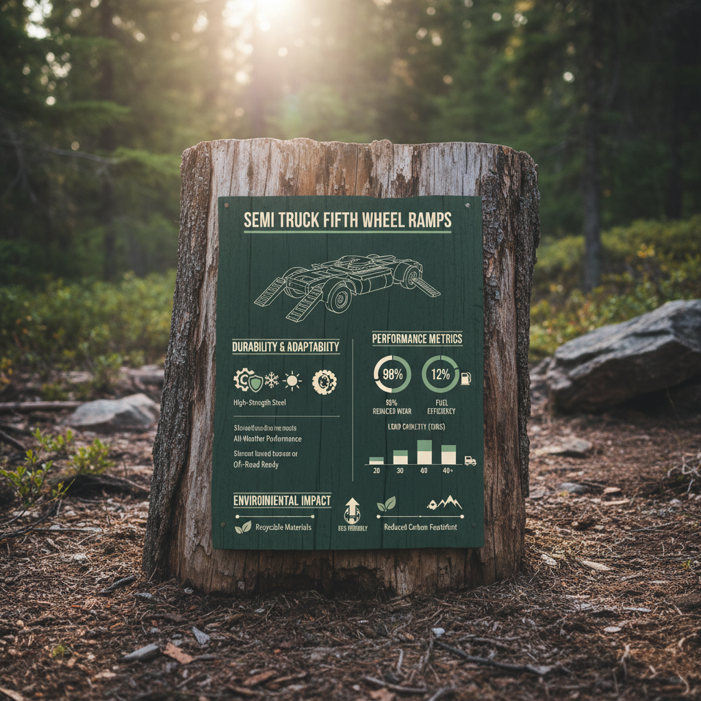 Optimize Loading with Durable Semi Truck Fifth Wheel Frame Ramps