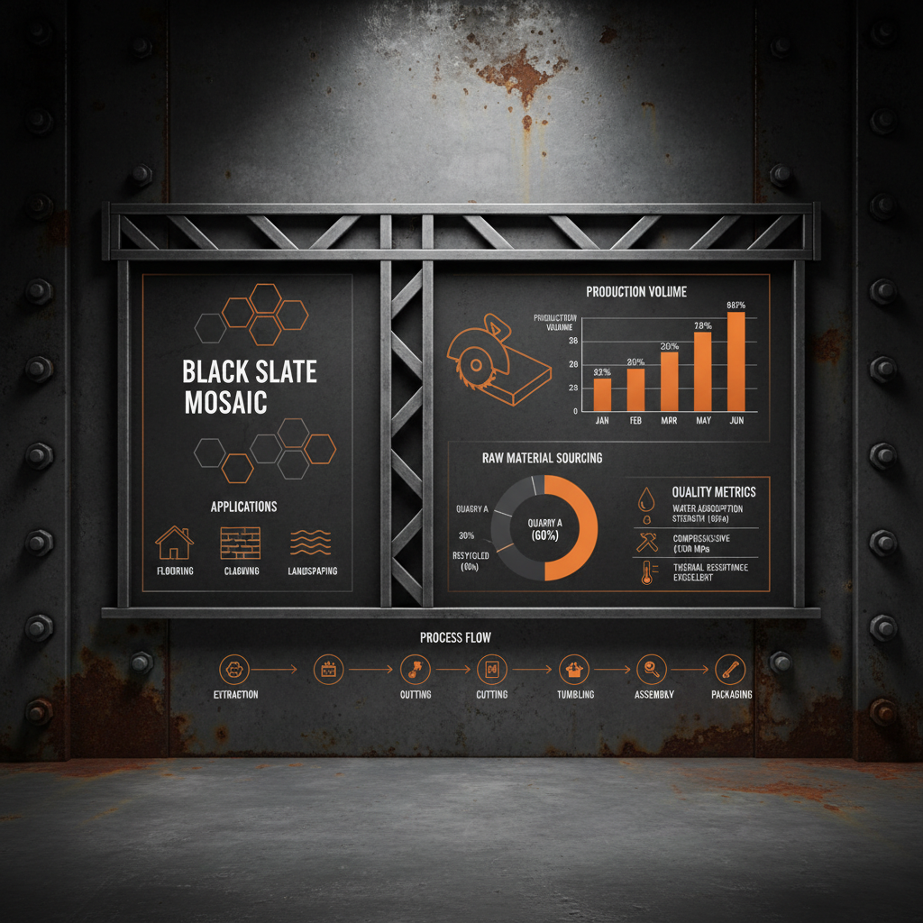 Discover the Timeless Elegance of Black Slate Mosaic for Stunning Designs