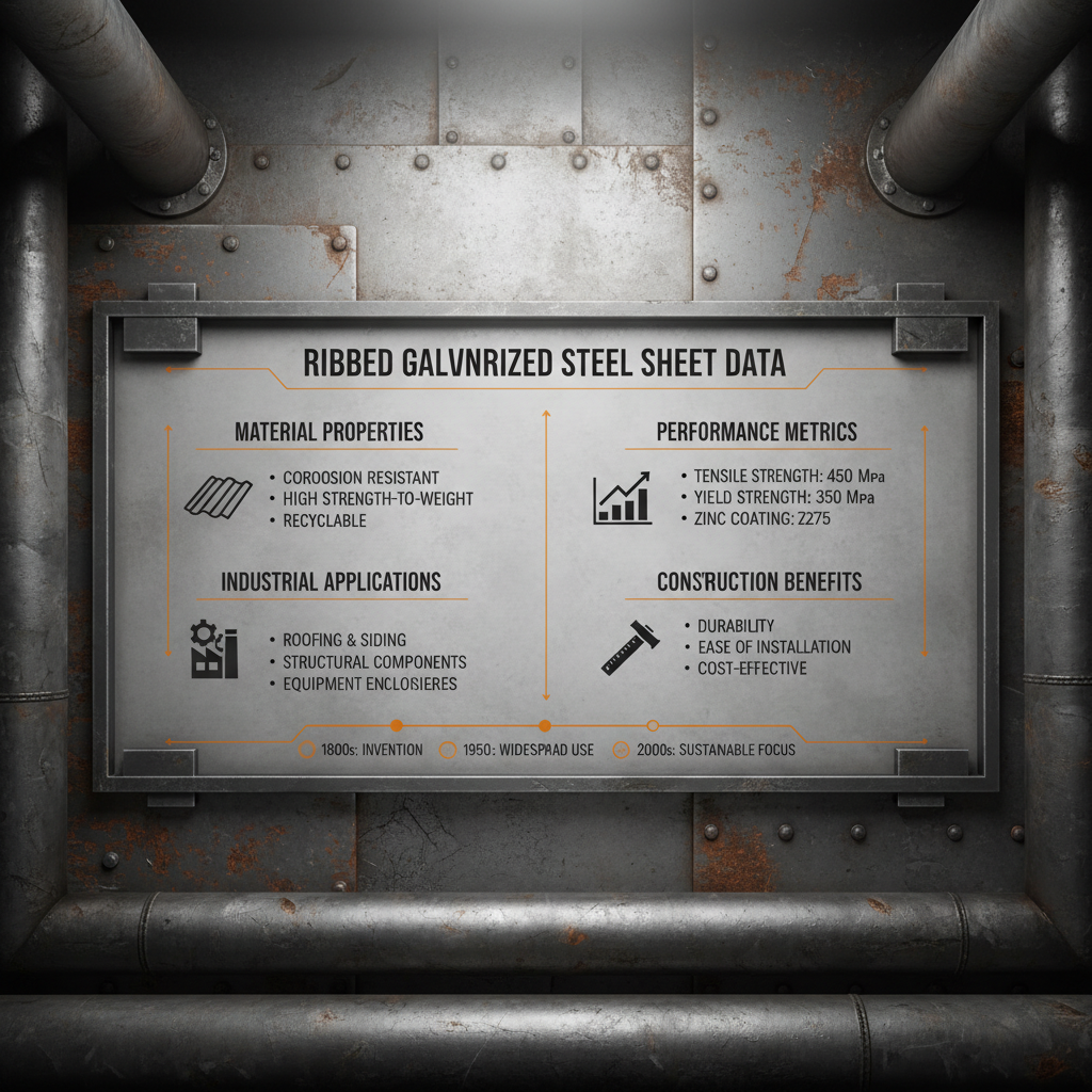 ribbed galvanized steel sheet