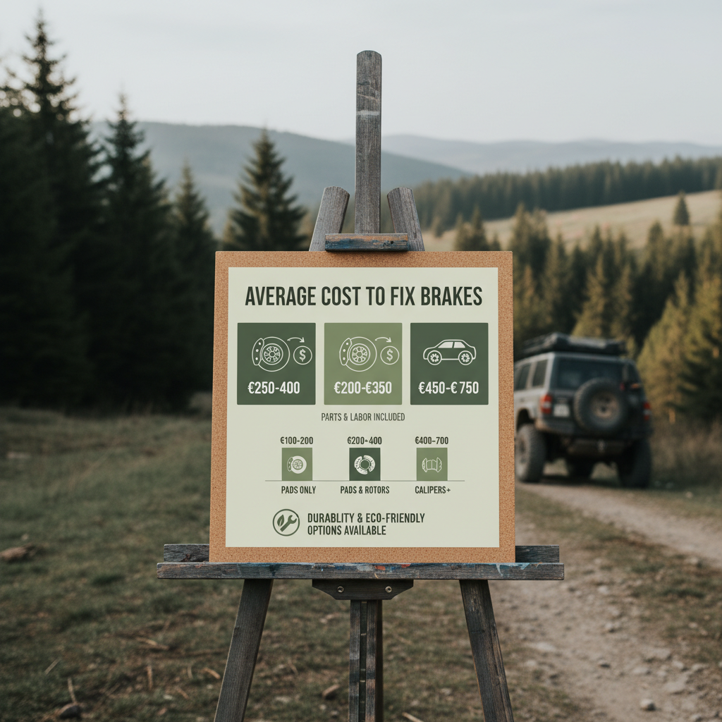 average price to fix brakes