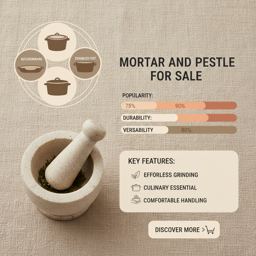 mortise and pestle for sale