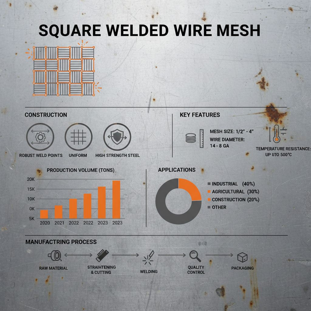 square welded wire mesh