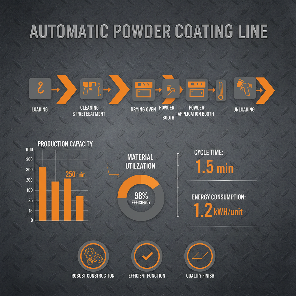 automatic powder coating line