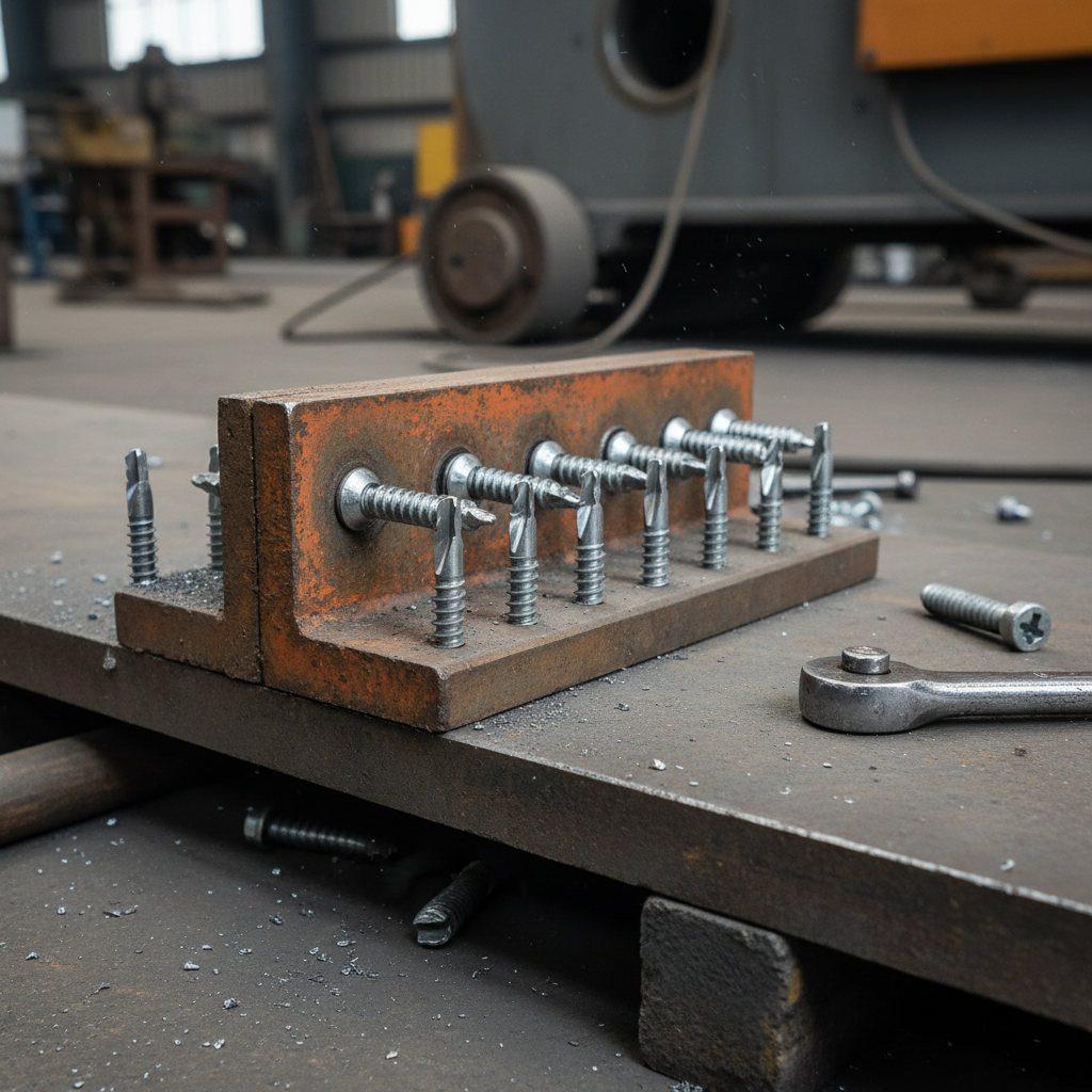 12 self tapping metal screws