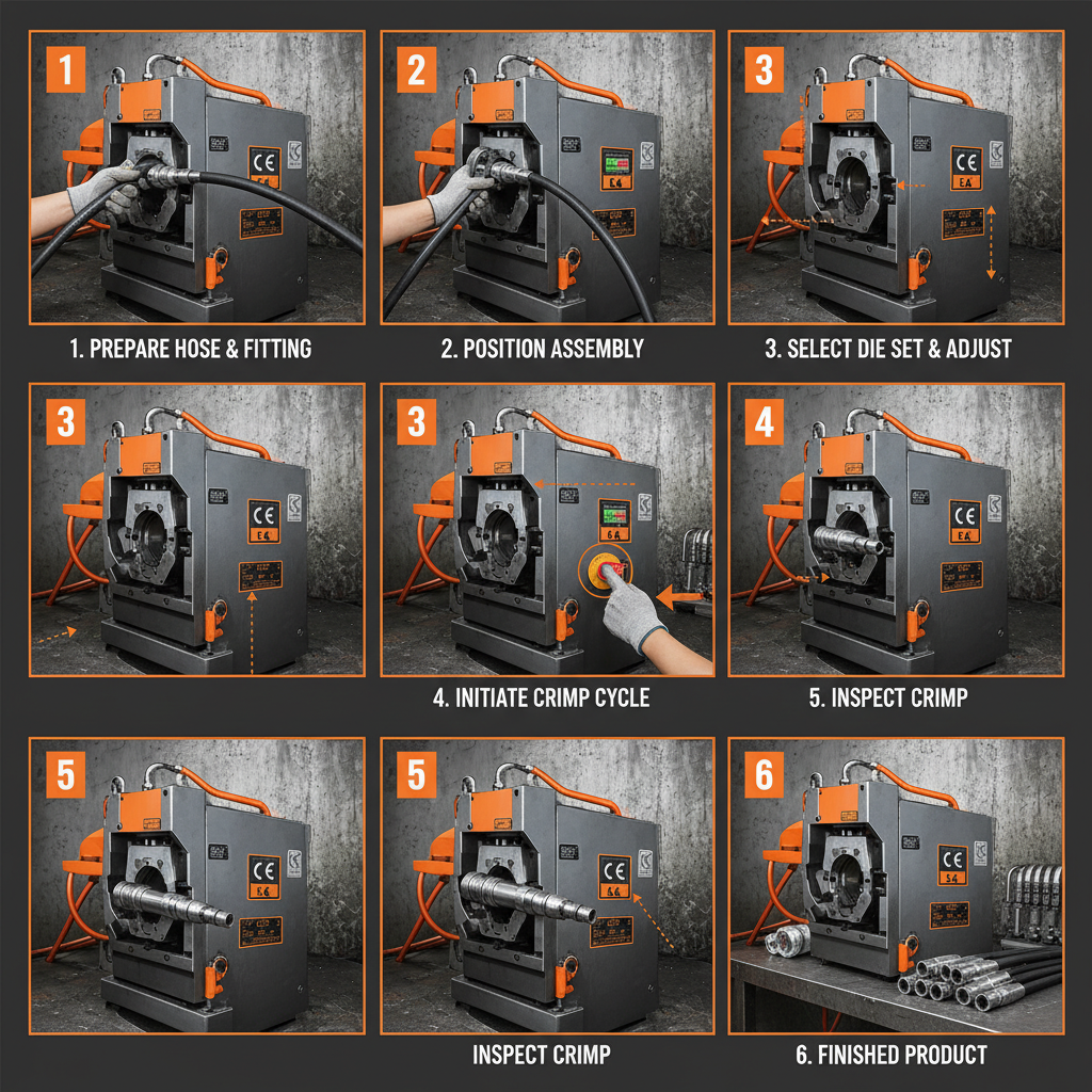 CE Certification hose swaging machine