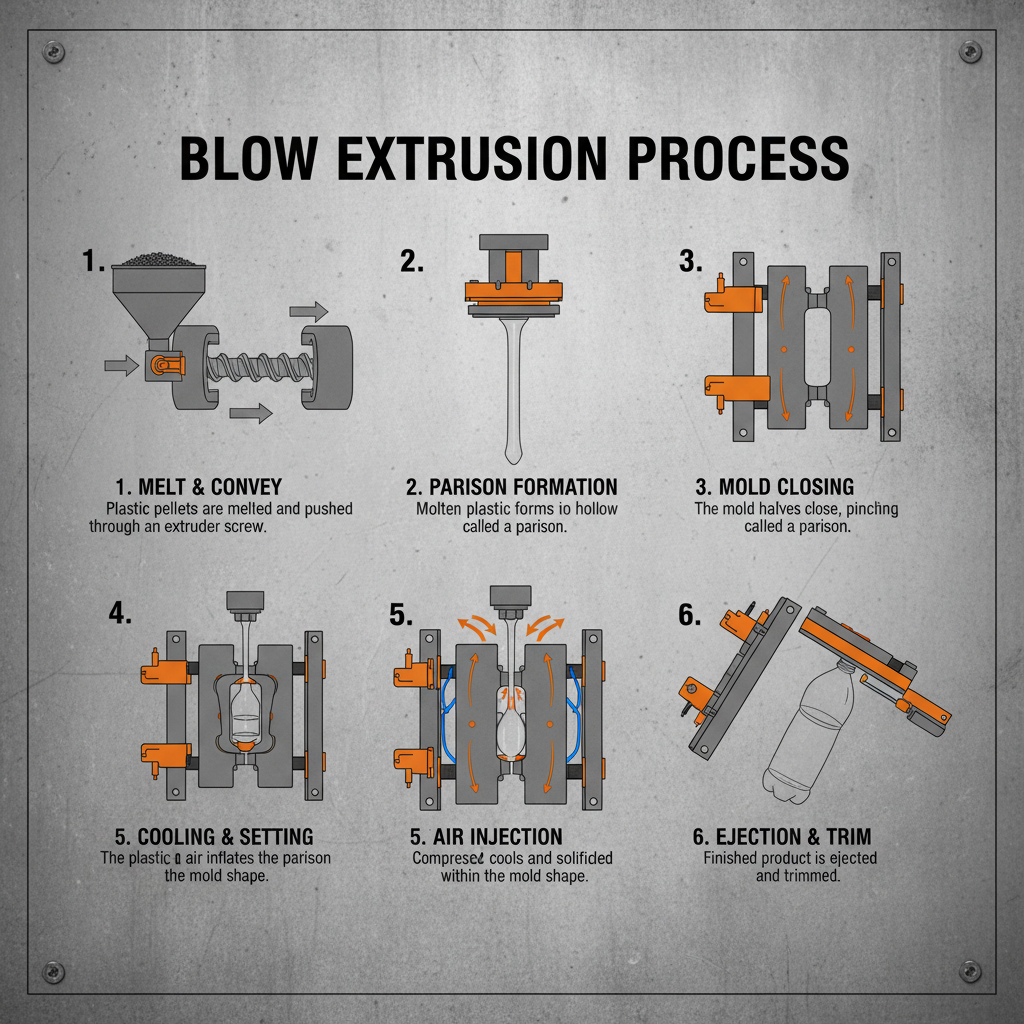 blow extrusion machine
