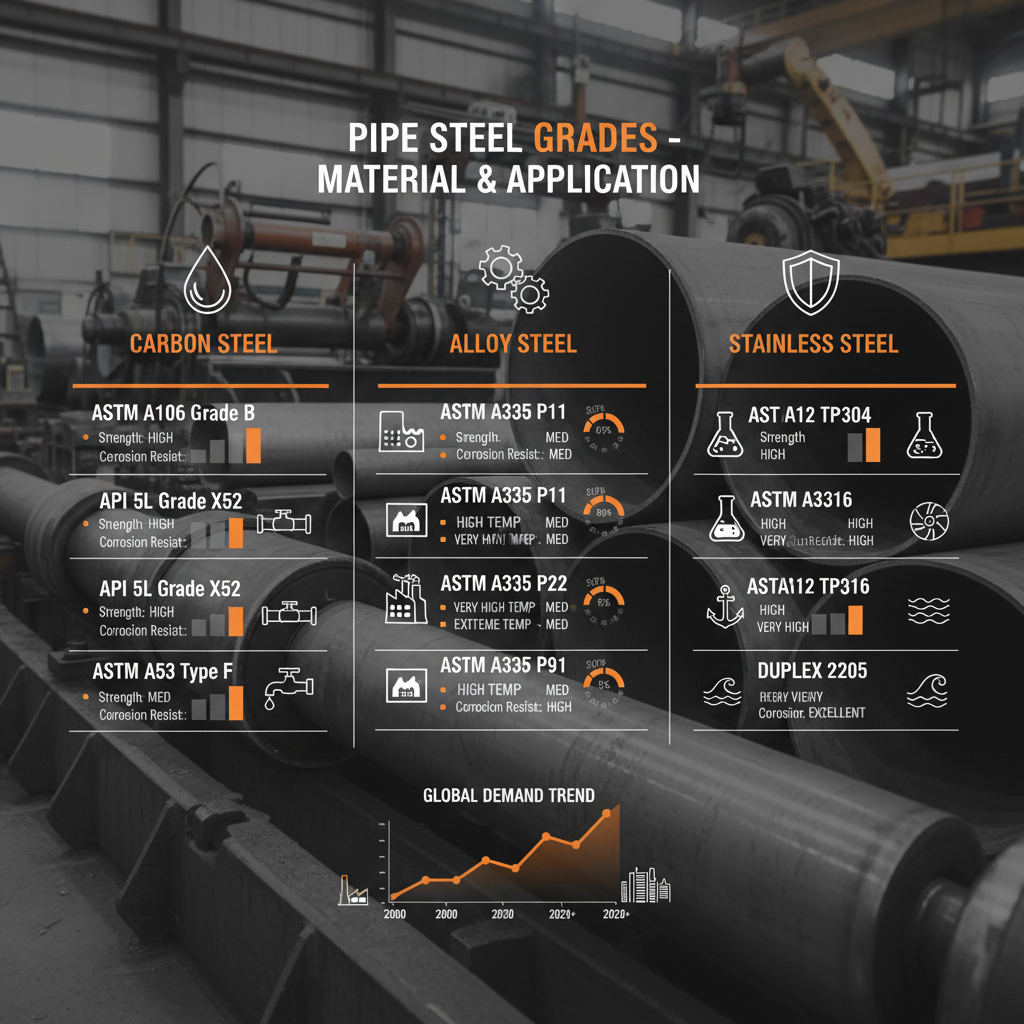 pipe steel grades