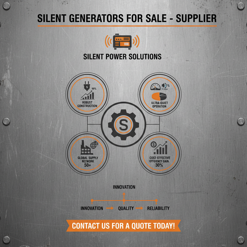 silent generators for sale Supplier