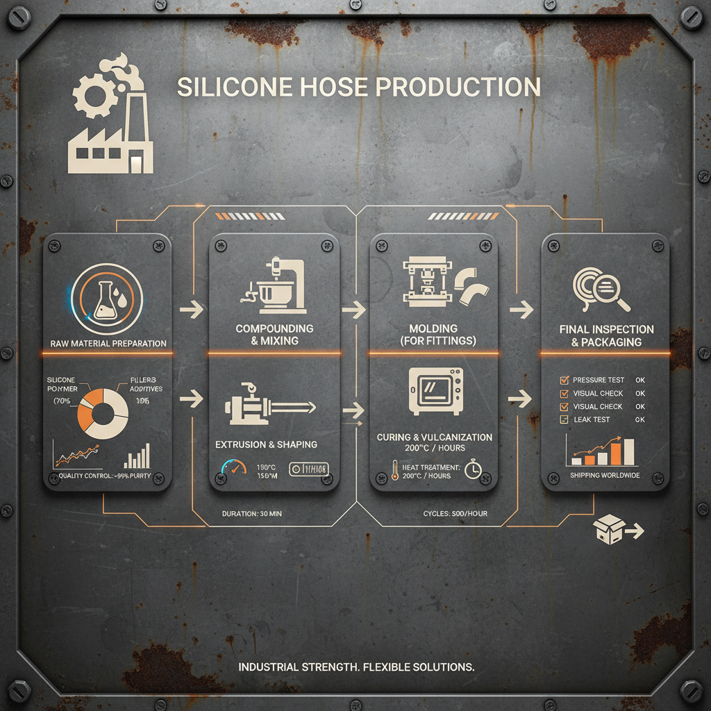Comprehensive Guide to the Silicone Hose Manufacturing Process and Quality Control