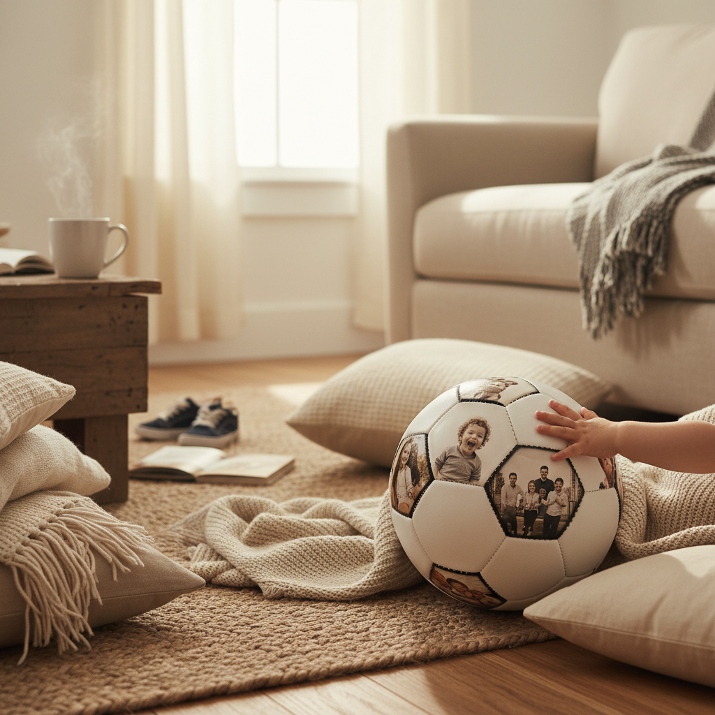 Design a Personalized Keepsake with a Custom Soccer Ball with Photos