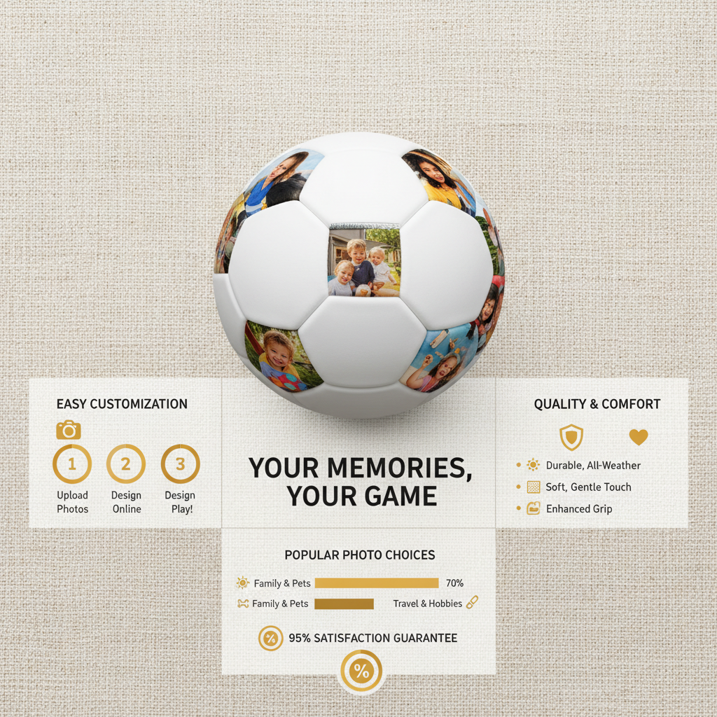 Design a Personalized Keepsake with a Custom Soccer Ball with Photos