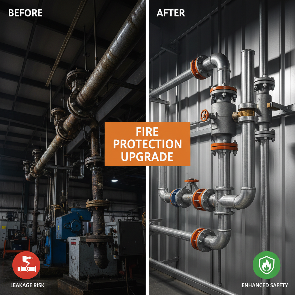 malleable iron fittings for fire protection system