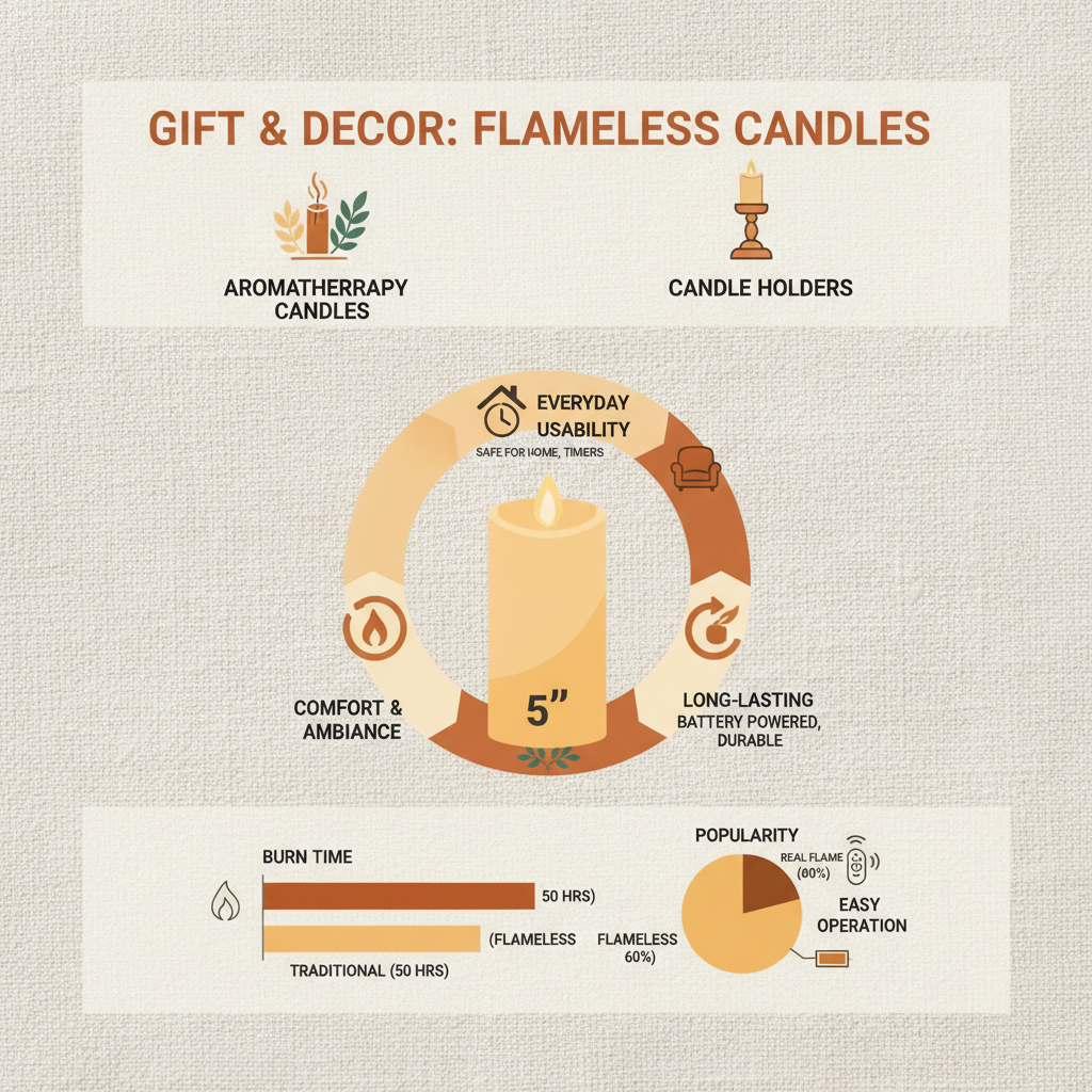 Enhance Your Ambiance with Realistic 5 Inch Flameless Candles