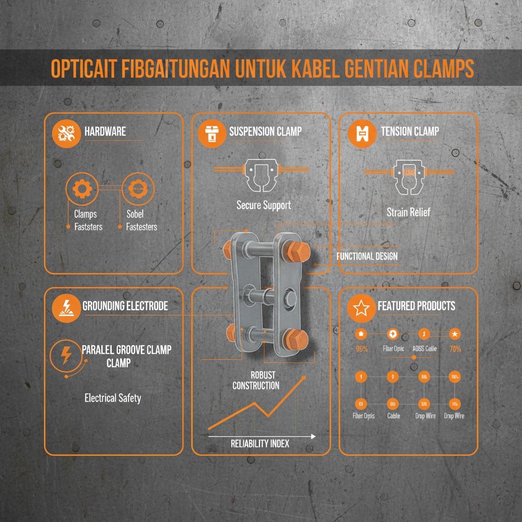 Fiber Optic Cable Suspension Clamps A Comprehensive Guide to Selection and Installation