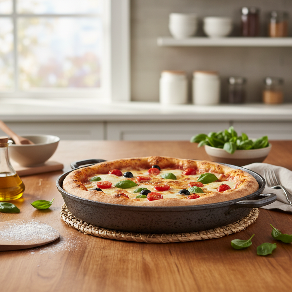 Mastering China Pan Pizza in Cast Iron for a Crispy Delight