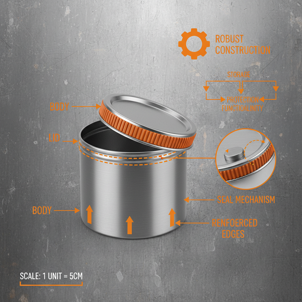 Discover the Best Small Metal Tin with Lid for Your Needs