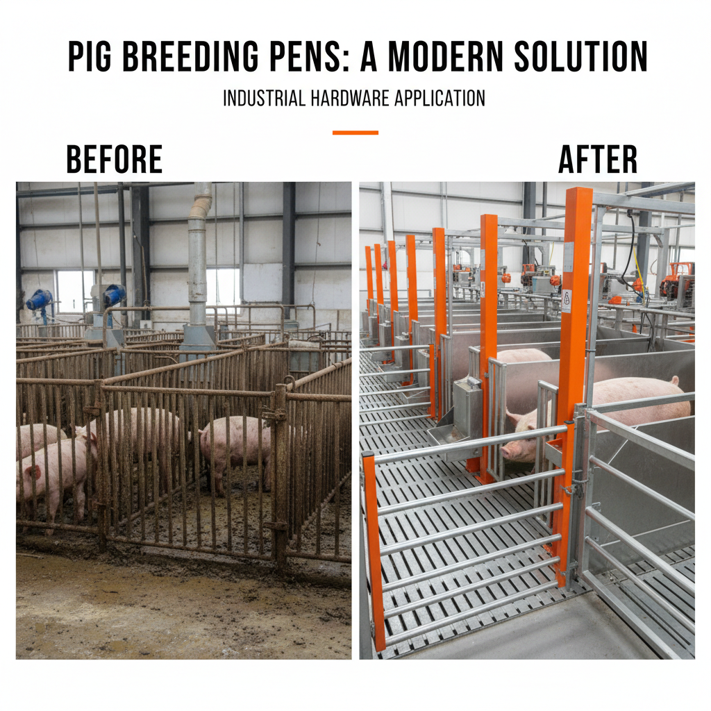 Optimizing Pig Breeding with Modern and Durable Pig Breeding Pens