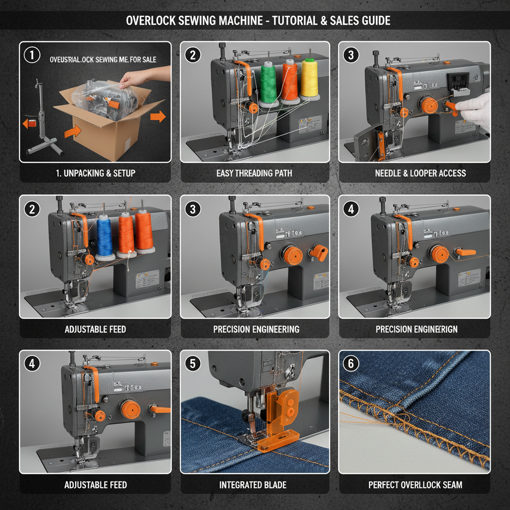 Find the Best Overlock Sewing Machine for Sale and Enhance Your Projects