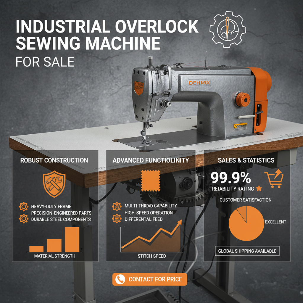 Find the Best Overlock Sewing Machine for Sale and Enhance Your Projects